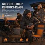 Portable Adjustable Hunting Chair with Swivel & Heated - 6
