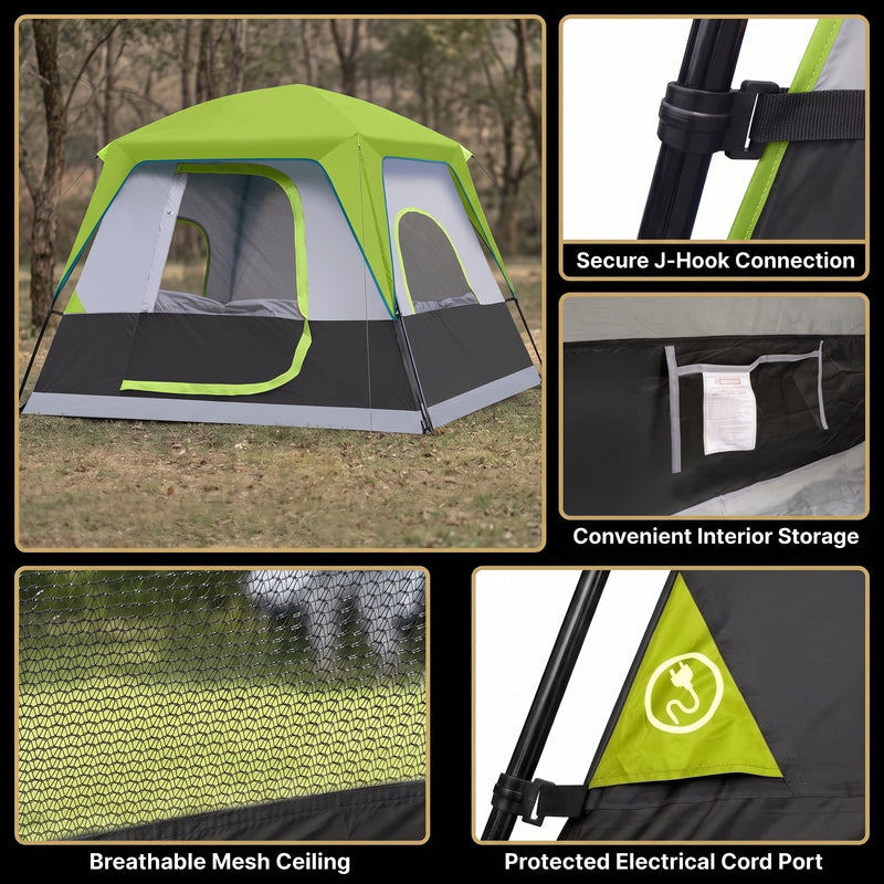 2-4 Person Dome And Cabin Camping Tents - 6