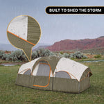5–8 PERSON FAMILY DOME CAMPING TENT – WATERPROOF OUTDOOR TENT WITH RAINFLY & CARRY BAG - 6