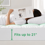 Waterproof Mattress & Pillow Protector – Breathable Quilted Deep Pocket Cover - 6