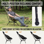 Ultra-Compact High Back Folding Camping Chair – Lightweight & Portable - 6