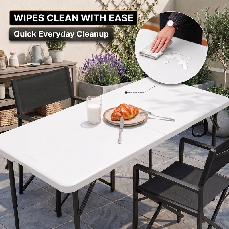 4 ft Adjustable Folding Camping Table - 6