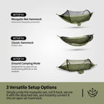 Camping Hammock with Mosquito Net – 1-2 Person, Nylon - 6