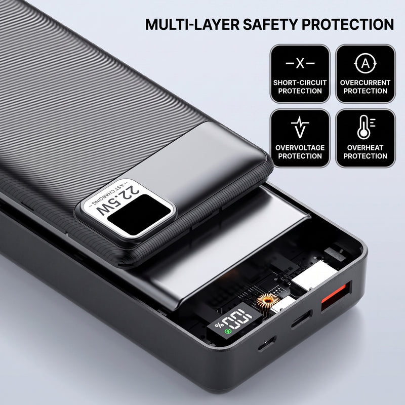 15,000–20,000MAH 5V/2A USB BATTERY PACK – RECHARGEABLE POWER BANK FOR HEATED CAMPING CHAIRS & BLANKETS - 6