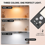Rechargeable Under Cabinet Lights with Motion Sensor, 2-Pack - 6