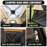 8-10 Person Instant Cabin Camping Tent with Room Divider & Rainfly - 6
