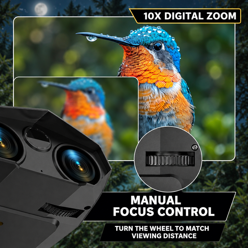 High-Powered Binoculars with Night Vision for Hunting, Bird Watching, and Travel - 6