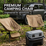 Ultralight Folding Camping Chair – Portable Outdoor High-Back Seat - 6