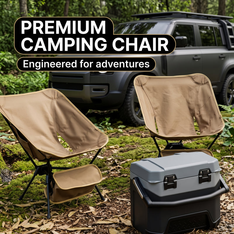 Ultralight Folding Camping Chair – Portable Outdoor High-Back Seat - 6