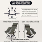Ultra-Compact High Back Folding Camping Chair – Lightweight & Portable - 6