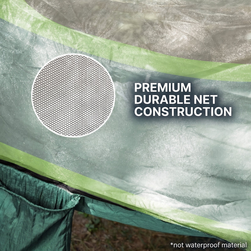 Camping Hammock with Mosquito Net – 1-2 Person, Nylon - 6