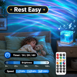 SUNSET LAMP & NORTHERN LIGHTS PROJECTORS WITH REMOTE - 6