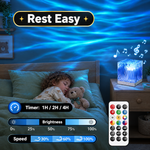 SUNSET LAMP & NORTHERN LIGHTS PROJECTORS WITH REMOTE - 6
