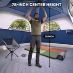 4-6 PERSON INSTANT CABIN CAMPING TENT – WATERPROOF FAMILY TENT WITH RAINFLY & CARRY BAG - 6