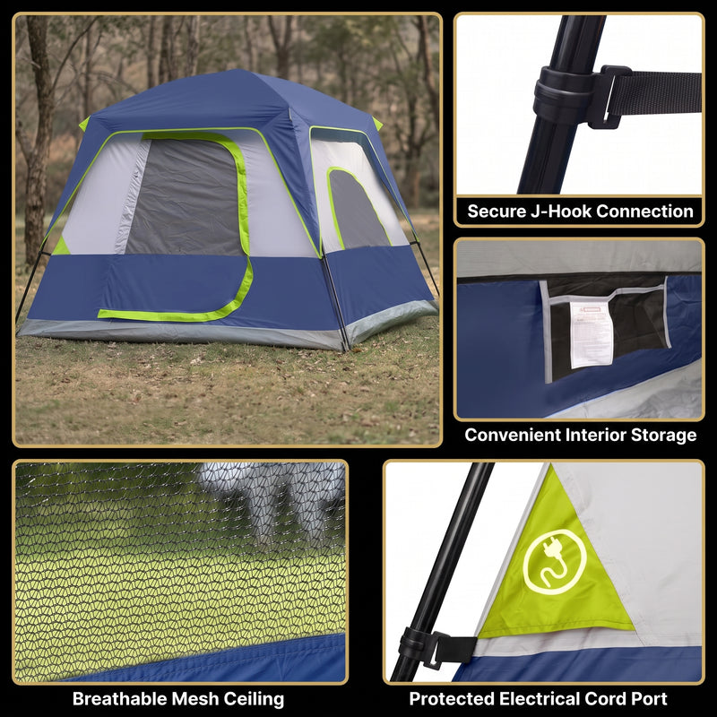 2-4 Person Dome And Cabin Camping Tents - 6