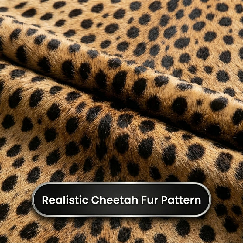 Faux Cowhide Rug – Animal Print Area Rug for Living Room, Bedroom & Office - 6
