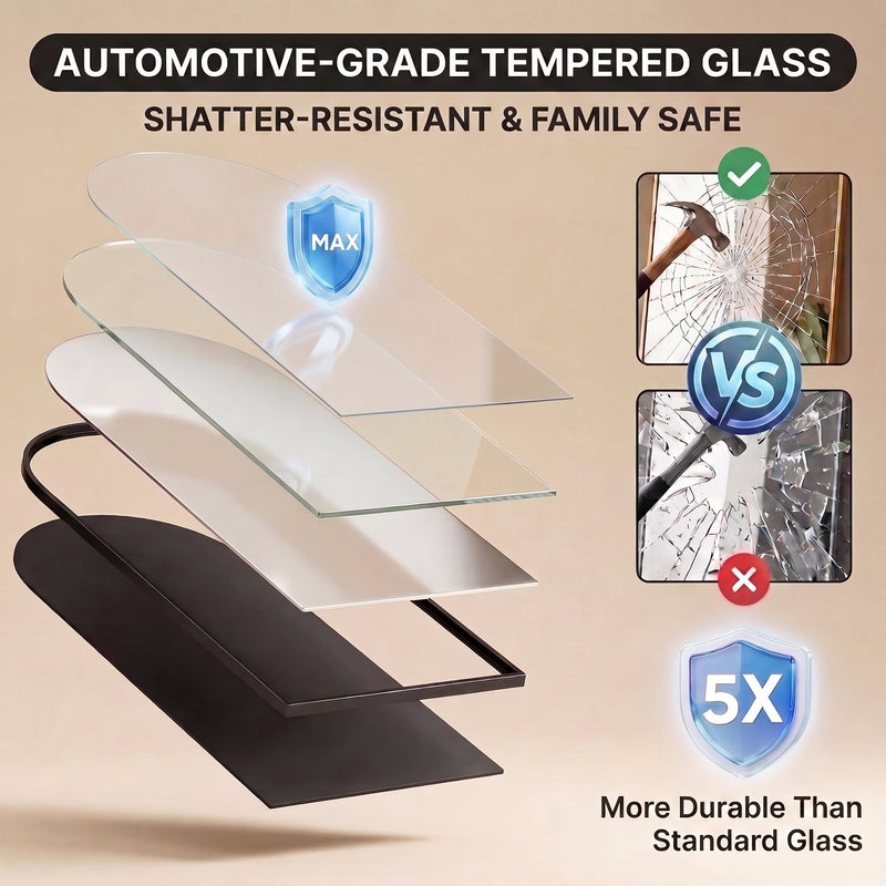 FULL LENGTH MIRROR – ARCHED STANDING & WALL-MOUNT DESIGN - 6