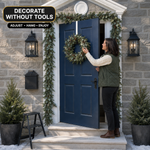 Fall Wreath for Front Door – Artificial Autumn Wreath with Pumpkins, Sunflowers & Peonies, 22 Inch, Farmhouse Harvest Décor for Porch, Wall & Thanksgiving - 6