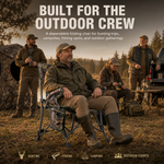 Portable Adjustable Hunting Chair with Swivel & Heated - 6