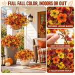 ARTIFICIAL FLOWERS FOR OUTDOORS – UV-RESISTANT FALL MIX - 6