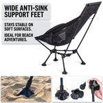 Ultra-Compact High Back Folding Camping Chair – Lightweight & Portable - 6