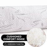 Memory Foam Body Pillow with Removable Pillowcase –  54 x 20 in - 6