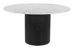 Izola Dining Table White & Black