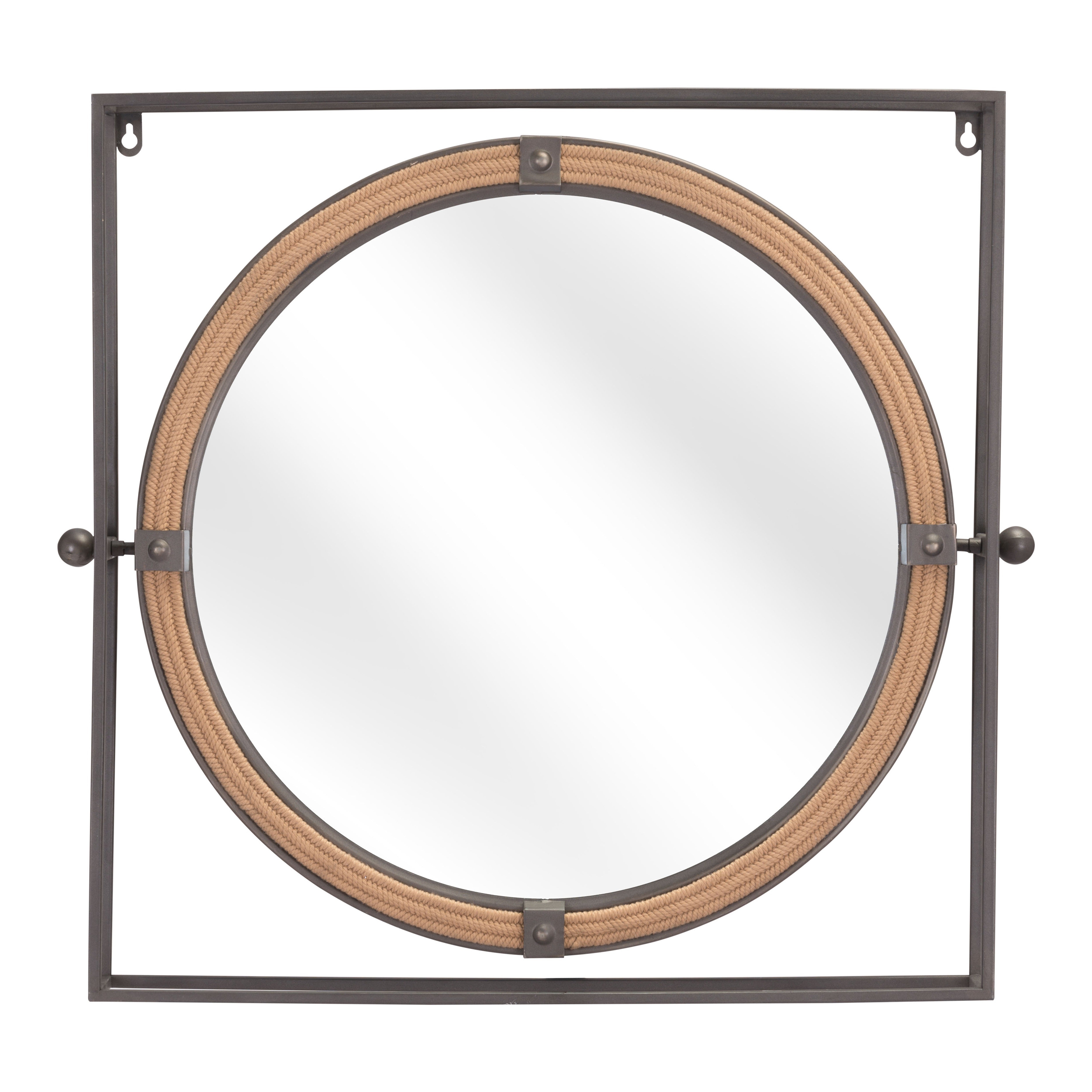 Capell Mirror Antique Gray