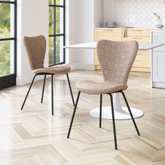 Tollo Dining Chair & (Set of 2) Brown