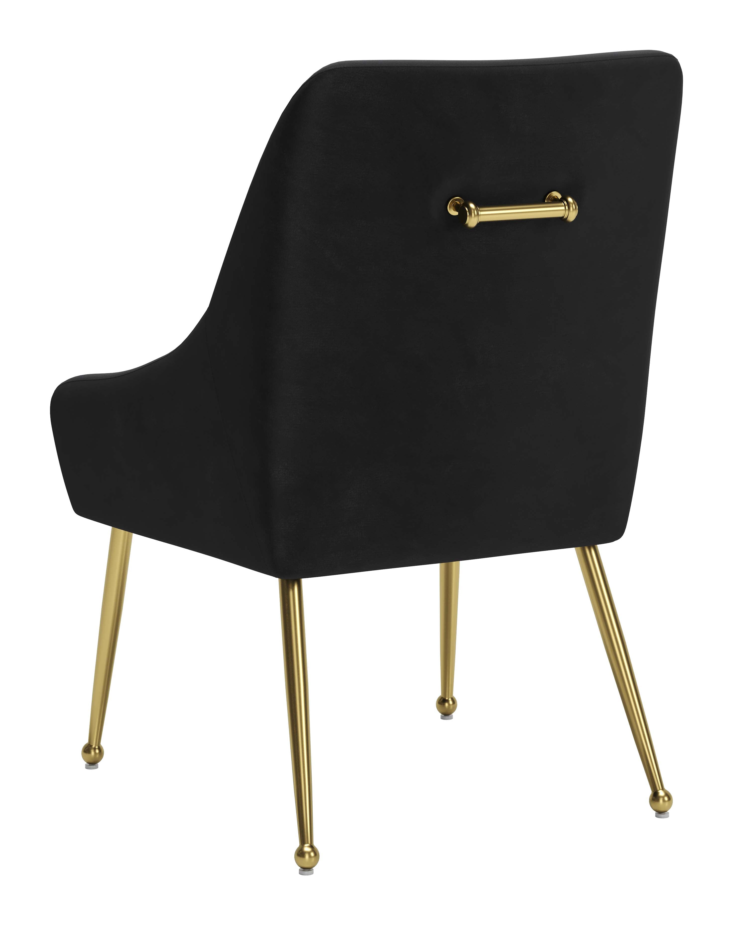 Maxine Dining Chair Black & Gold