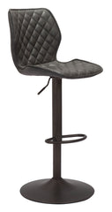 Seth Barstool Vintage Gray & Dark Bronze