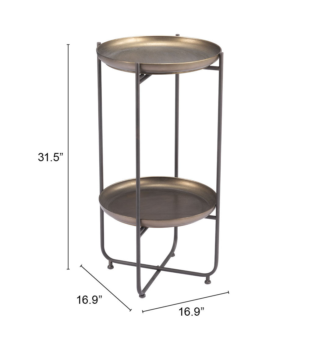 Bronson Accent Table Bronze