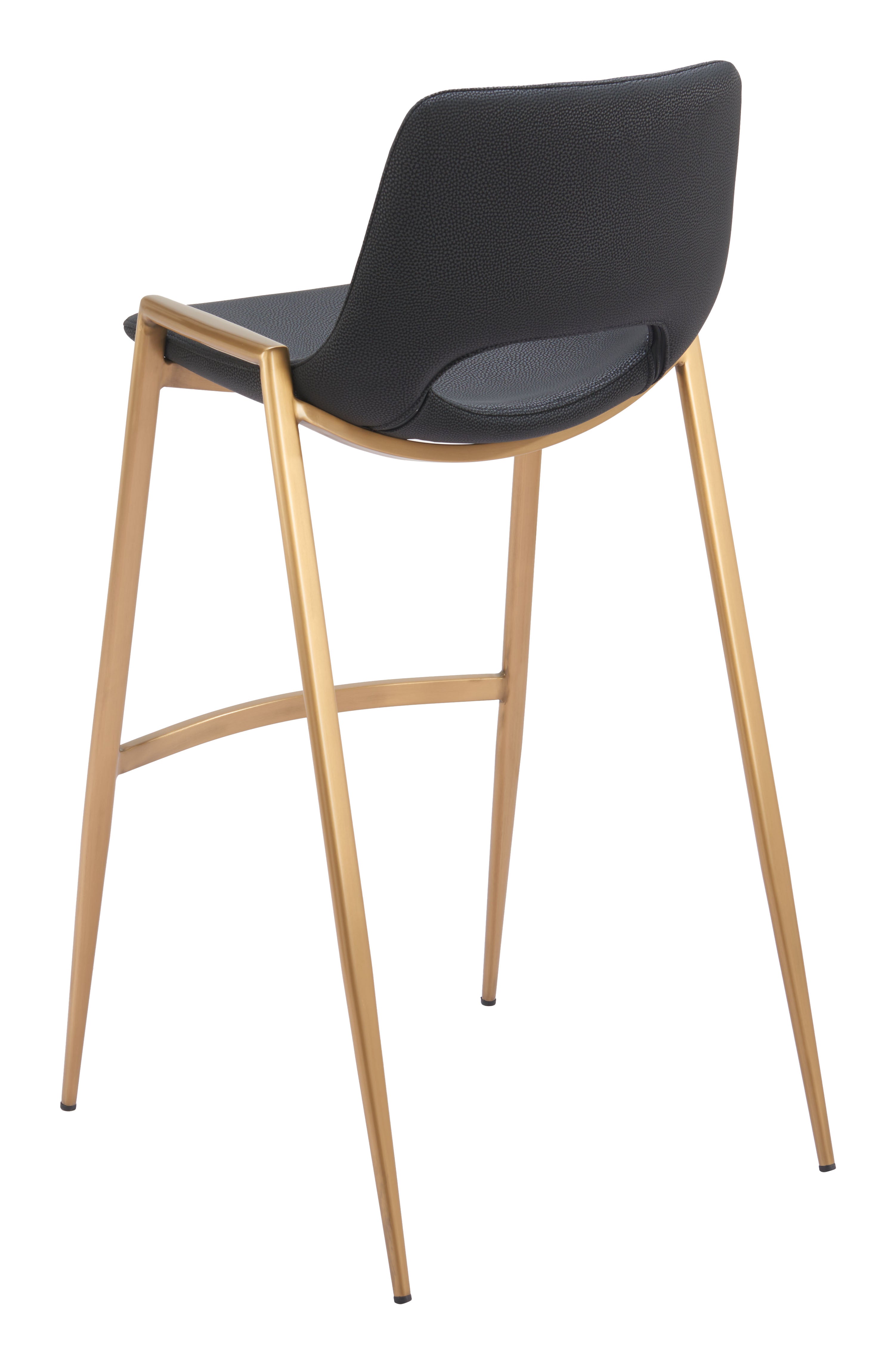 Desi Barstool Black & Gold