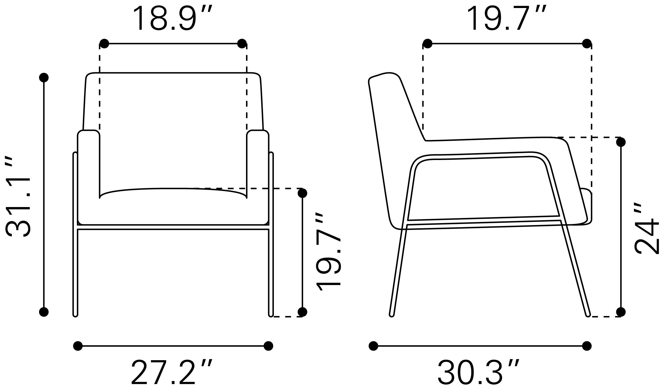 Charleston Accent Chair Cream