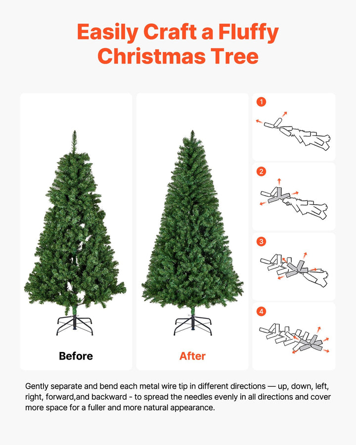 6ft Prelit Artificial Xmas Tree