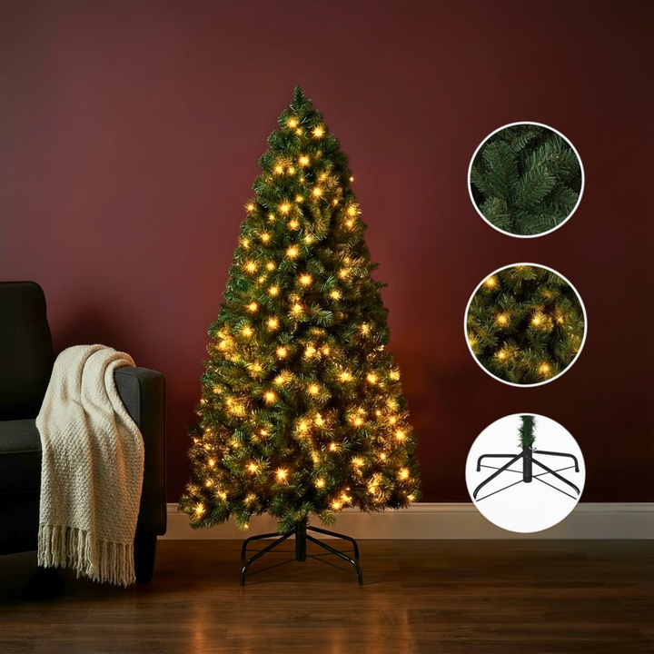 6ft Prelit Artificial Xmas Tree