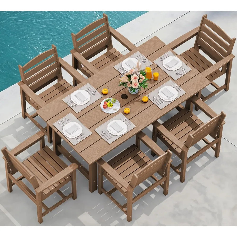 7-Piece Patio Outdoor Table