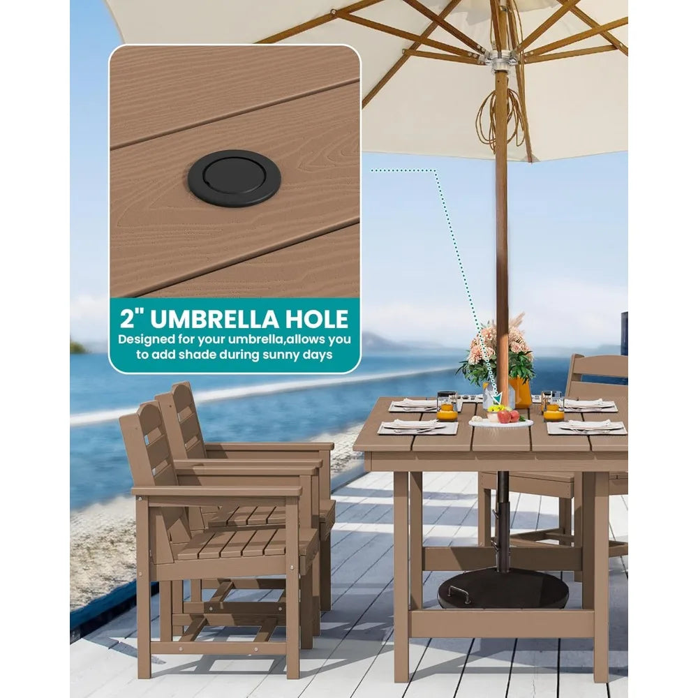 7-Piece Patio Outdoor Table