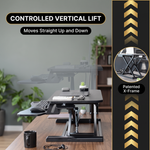Standing Desk Converter – Adjustable Sit-to-Stand Desk Riser - 7.