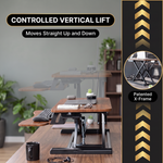 Standing Desk Converter – Adjustable Sit-to-Stand Desk Riser - 7.