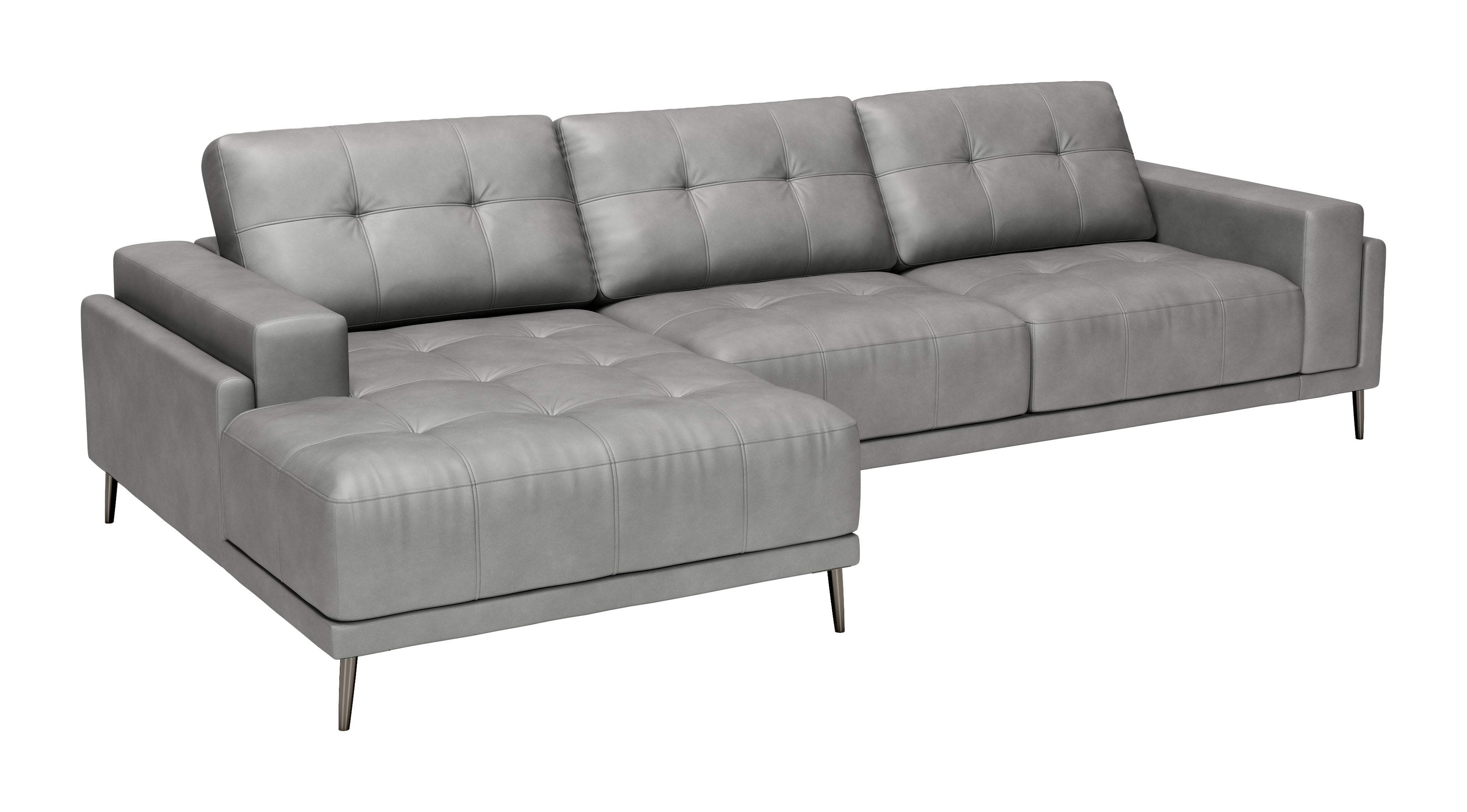 Bliss LAF Chaise Sectional Gray