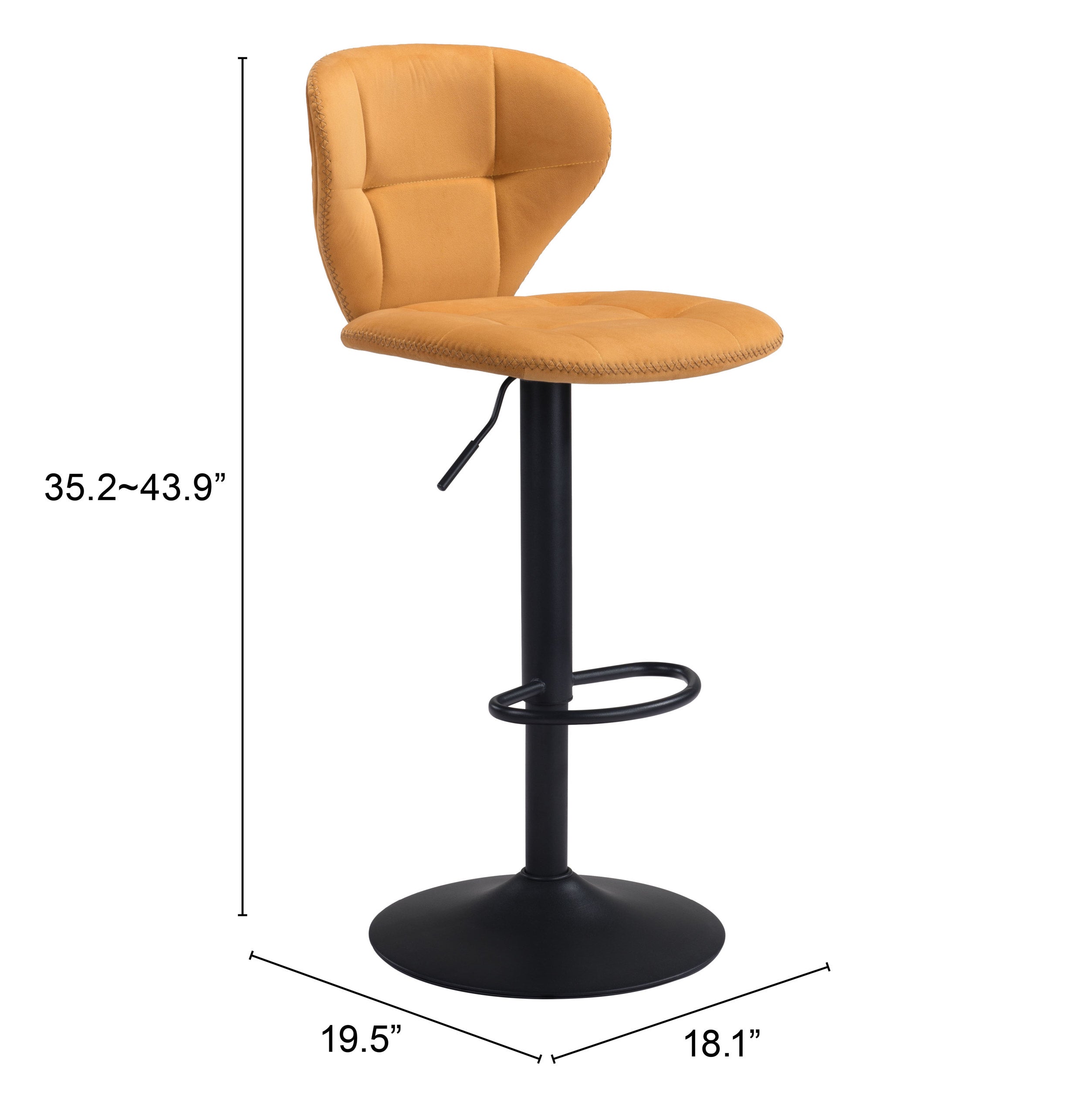 Salem Barstool Yellow