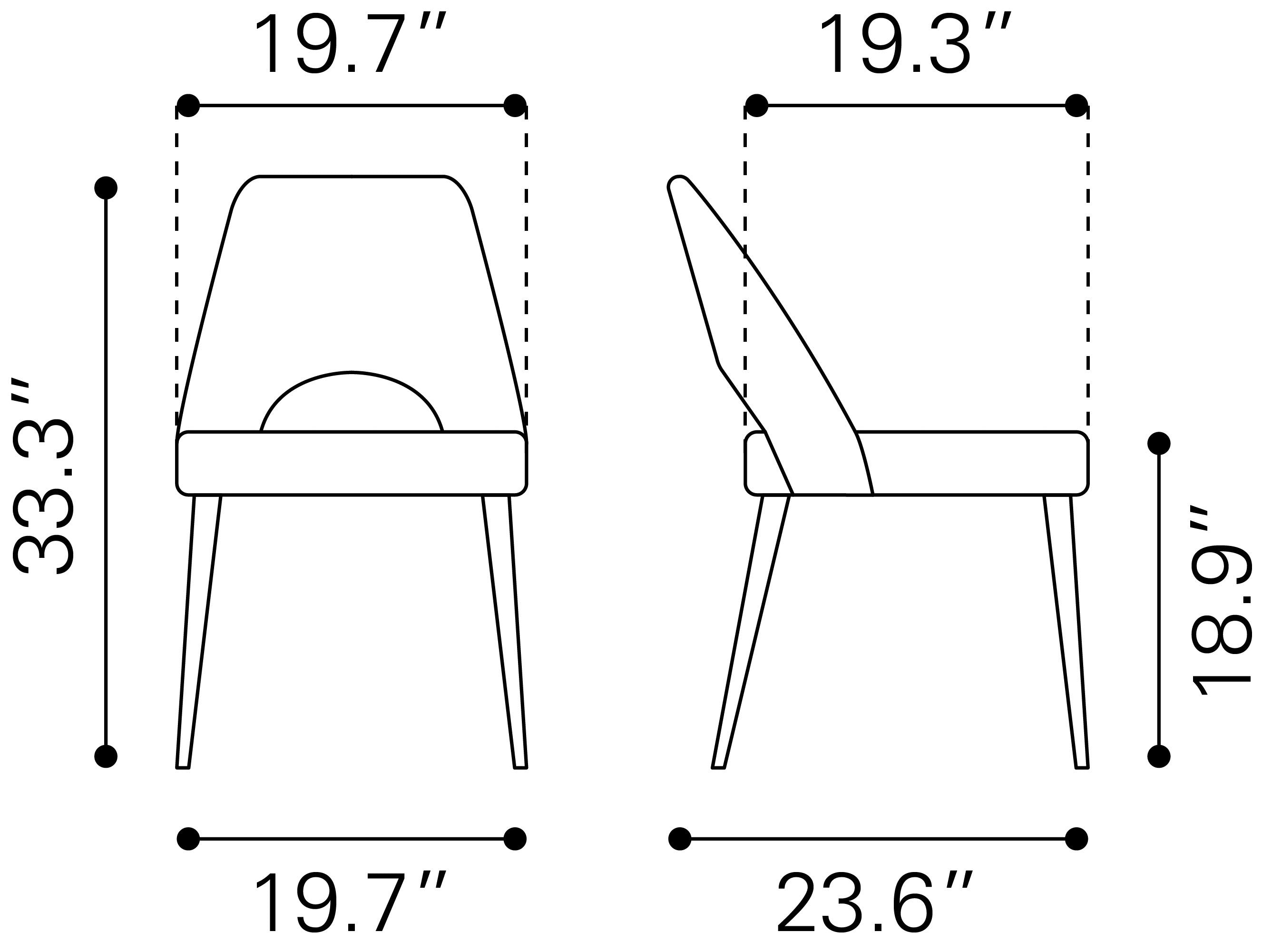 Leith Dining Chair Gray