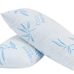 Adjustable Shredded Memory Foam Pillows, Set of 2 – Standard, Queen & King