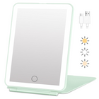 LED makeup mirror with 72 bright lights for clear illumination during makeup application