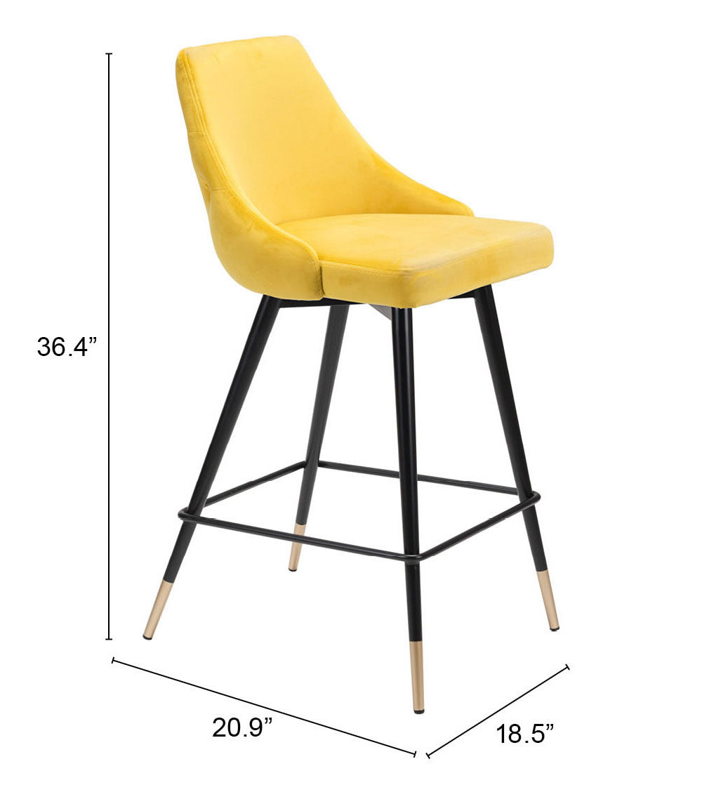 Piccolo Counter Stool Yellow