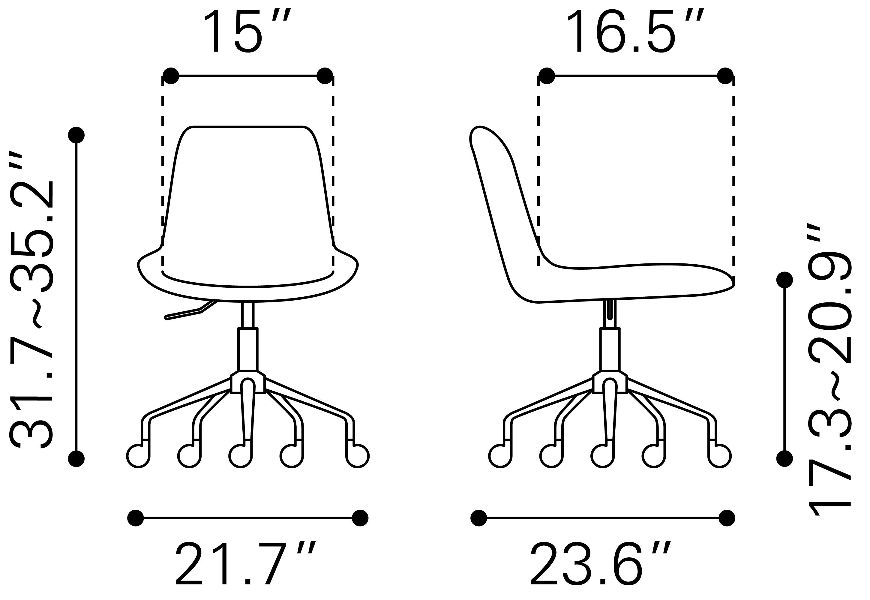 Byron Office Chair Brown