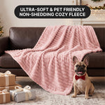 Throw Blanket – Soft, Lightweight Ribbed Design - 7