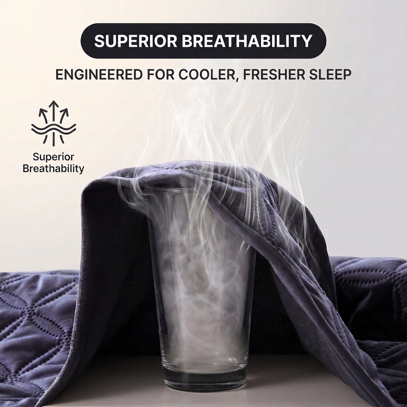 Waterproof Mattress & Pillow Protector – Breathable Quilted Deep Pocket Cover - 7
