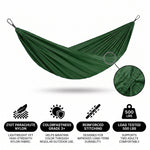 2-Person Camping Hammock with Mosquito Net & Rain Fly – Portable Outdoor Hammock Set (500lbs Capacity) - 7